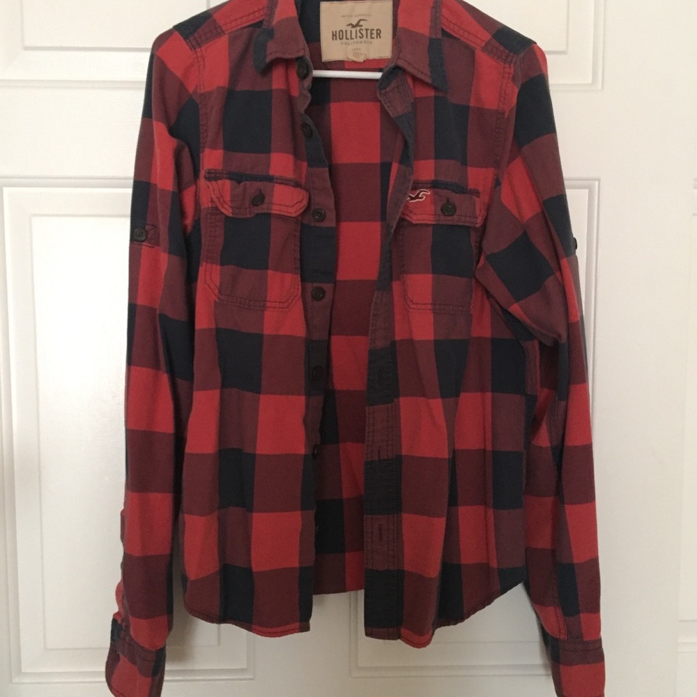 Hollister Plaid Shirt - medium